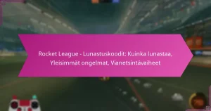 Read more about the article Rocket League – Lunastuskoodit: Kuinka lunastaa, Yleisimmät ongelmat, Vianetsintävaiheet