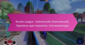 Read more about the article Rocket League – Vaihtokoodit: Mainoskoodit, Rajoitetun ajan tarjoukset, Voimassaoloajat