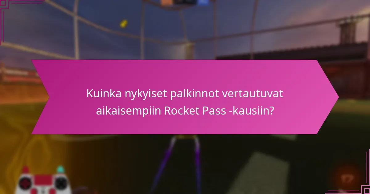 Mikä on pelaajien tyytyväisyys Rocket Pass -palkintoihin?