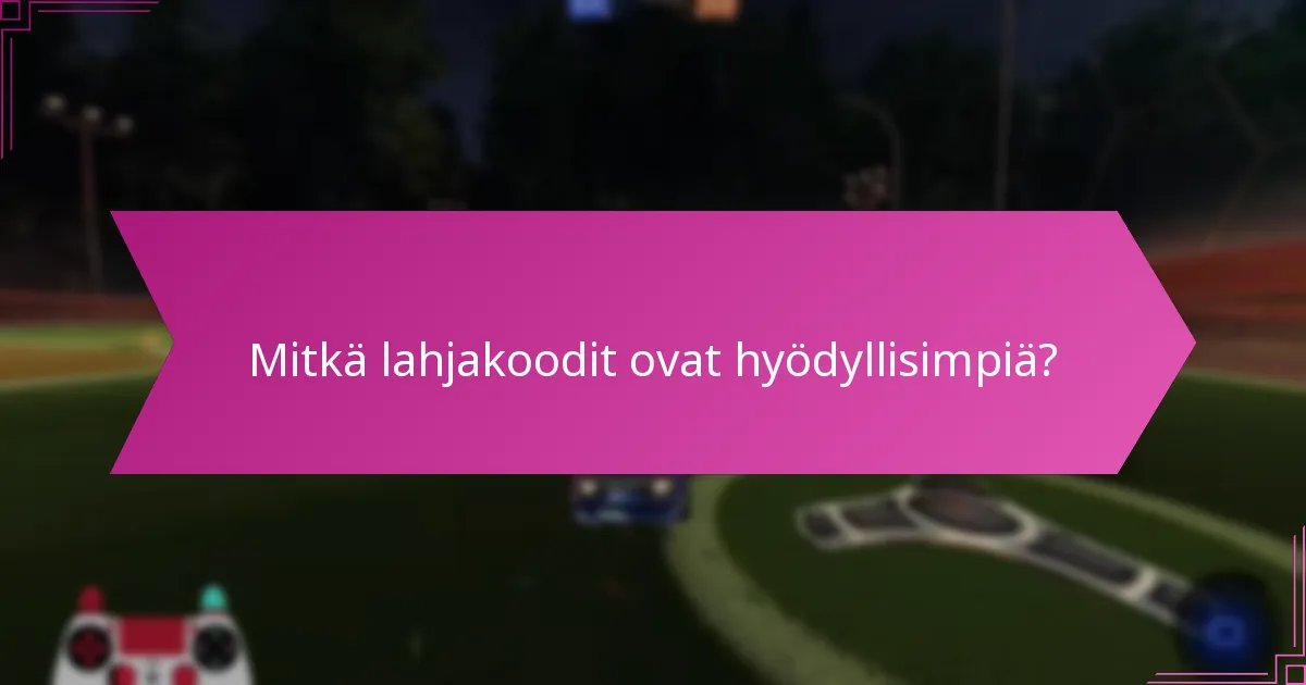Kuinka yhteisö reagoi lahjakoodien suhteen?