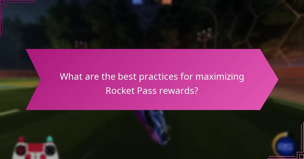 What are effective progression tips for the Rocket Pass?